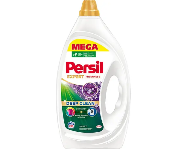 Detergent de rufe lichid Persil Deep Clean Expert Freshness Lavanda, 80 spalari, 3,6l