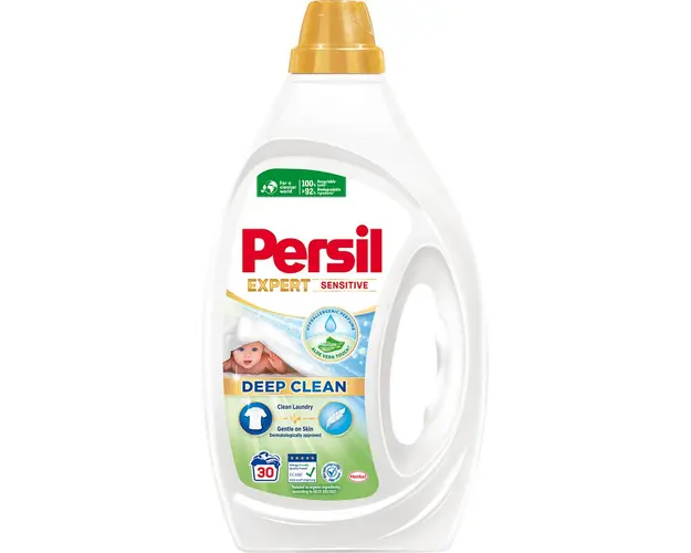 Detergent de rufe lichid Persil Deep Clean Expert Sensitive, 30 spalari, 1,35l