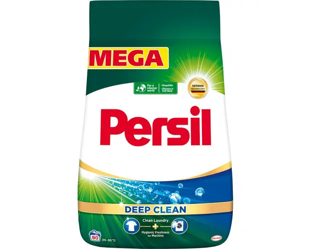 Detergent de rufe pudra Persil Deep Clean Universal, 80 spalari, 4,4kg