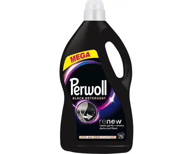 Detergent lichid pentru rufe Perwoll Renew Black, 75 spalari, 3750 ml