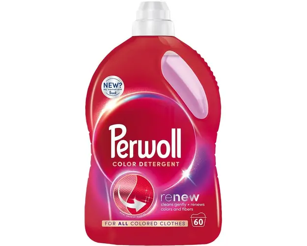 Detergent lichid pentru rufe Perwoll Renew Color, 60 spalari, 3000 ml