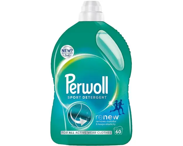 Detergent lichid pentru rufe Perwoll Renew Sport, 60 spalari, 3000 ml