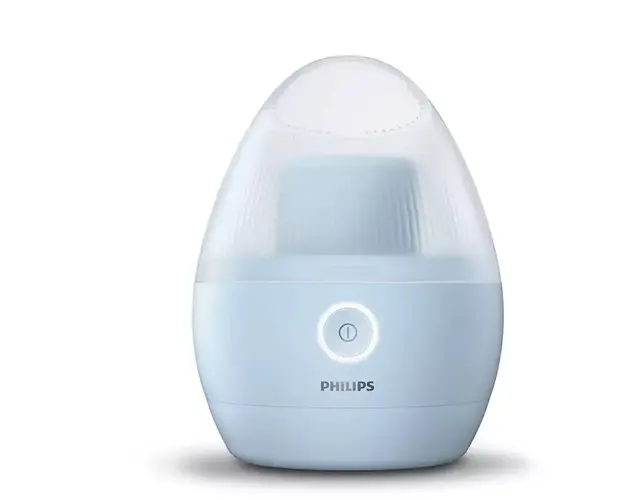 Aparat de curatat scame Philips Seria 1000 GCA2100/20, autonomie max 90 min, bleu-transparent