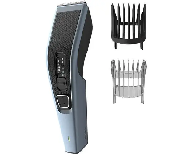 Aparat de tuns Philips HC3530/15, pieptene ajustabil, 0.5-23mm, 13 trepte, 75 min, Negru/Gri