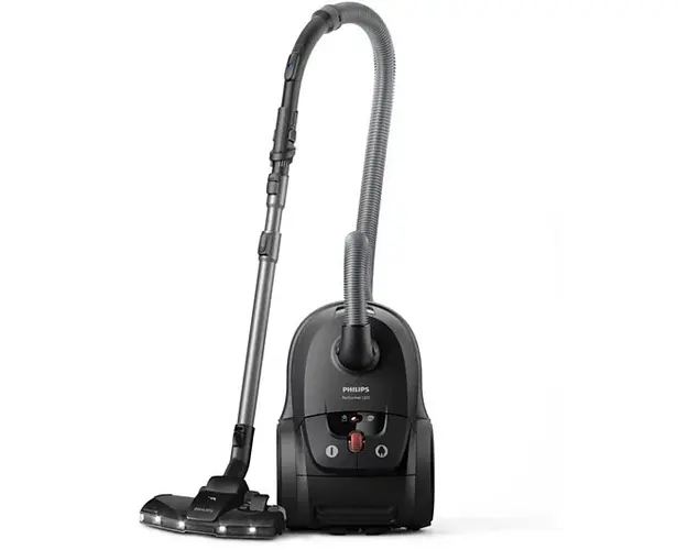Aspirator cu sac XD8122/10, 4l, 900W, 77dB, Negru