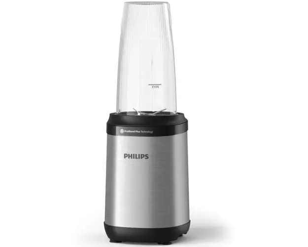 Blender Philips HR2764/00 Seria 5000, 800 W, Tehnologia si lame ProBlend Plus, Lame detasabile, Pahar de 700 ml cu capac, Design compact, negru/argintiu