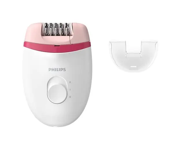 Epilator Philips Satinelle BRE235/00, 2 viteze, cap de epilare lavabil, 1 accesoriu, Alb