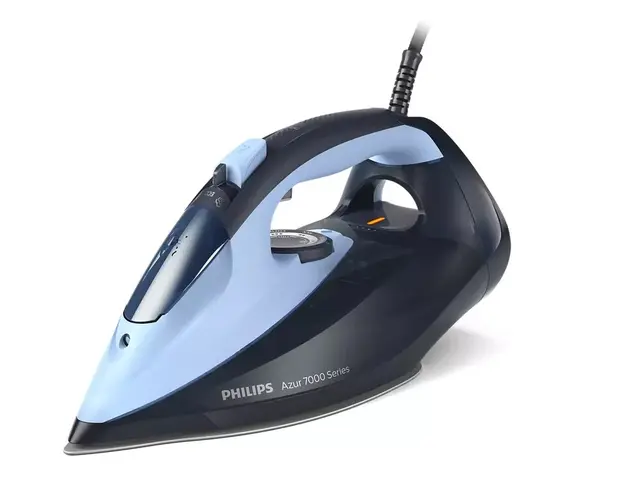 Fier de calcat cu abur Philips HV Seria 7000 DST7041/20, 2800 W, 0.3 L, Abur 50 g/min, Albastru