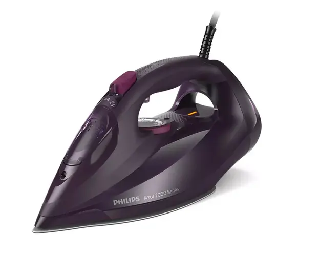 Fier de calcat cu abur Philips HV Seria 7000 DST7061/30, 3000 W, 0.3 L, Abur 55 g/min, Violet