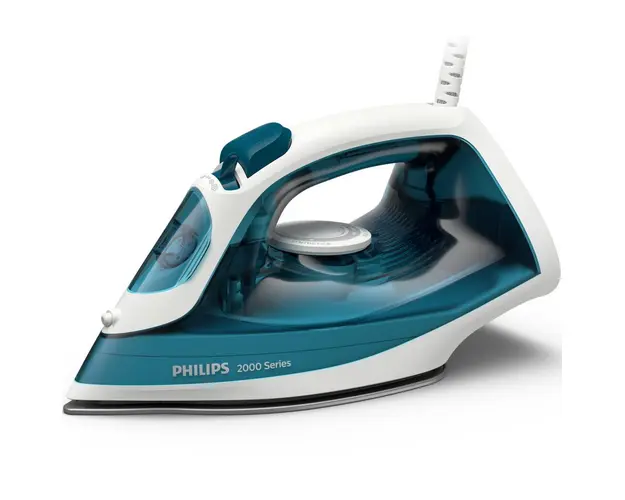 Fier de calcat DST2020/90 Seria 2000, 2000W (240V), debit de abur 25g/min si jet de abur 110g/min, 4 setari de abur, talpa ceramica, sistem anti-picurare, Calc Clean, capacitate rezervor 250ml, albastru inchis