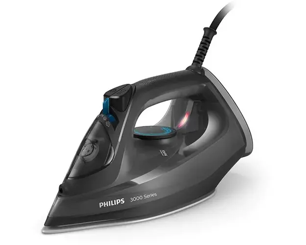 Fier de calcat Philips Seria 3000 DST3041/80, 2600W, 200g/min, 300ml, talpa ceramica, negru