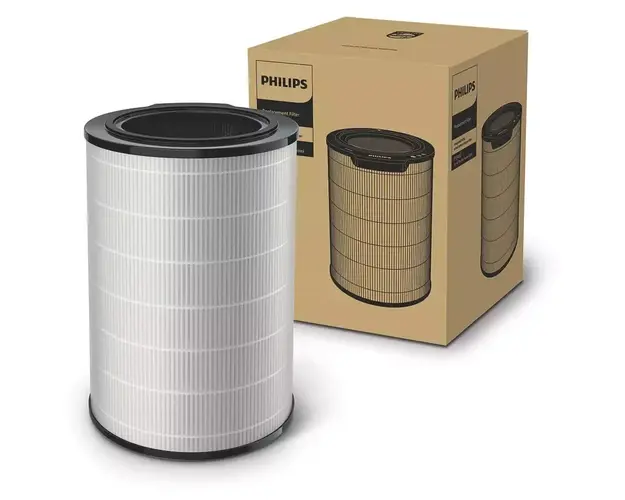 Filtru Nano Protect FY3430/30, HEPA si cu carbon activ integrat capteaza eﬁcient particulele periculoase, mici, de pana la 0,003 um, inclusiv PM2,5, alergenii, bacteriile si virusurile