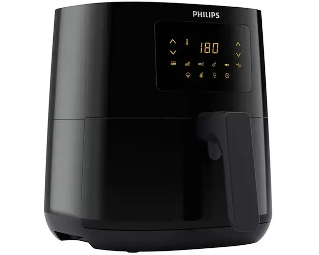Friteuza fara ulei Philips Airfryer Essential HD9252/90, capacitate 4.1 L, afisaj digital, 7 setari presetate