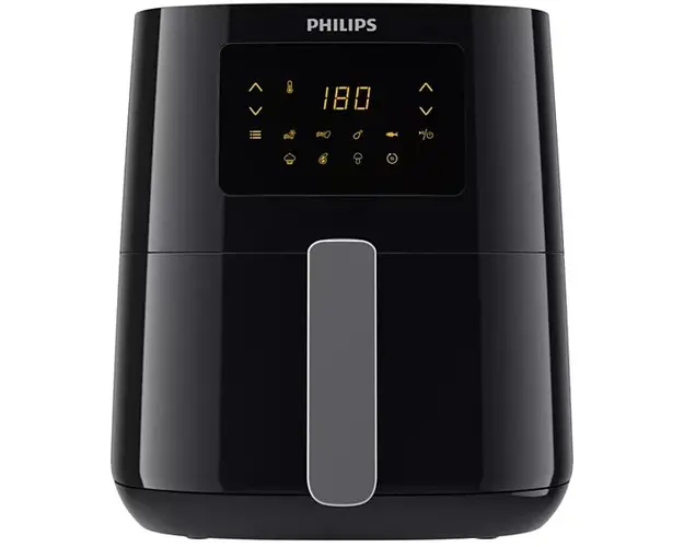 Friteuza cu aer cald HD9252/70, 0.8 kg, 4.1 L, 1400 W, Afisaj LED, Negru