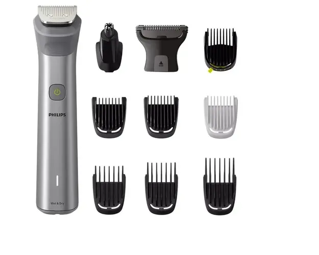 Set de ingrijire personala MG5930/15, 11 in 1, Tehnologie BeardSense, Pana la 120 de minute