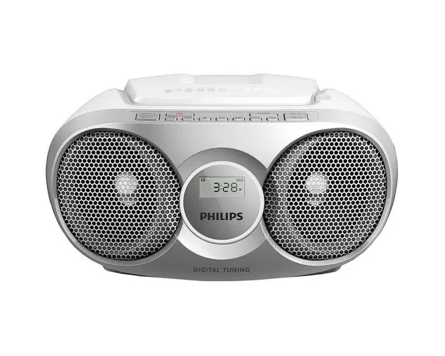 Microsistem Philips AZ215B, CD player,3W, Argintiu
