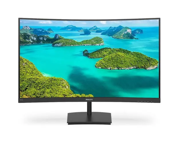 Monitor curbat LED VA Philips 23.6, Ful HD, HDMI, FreeSync, Vesa, Negru