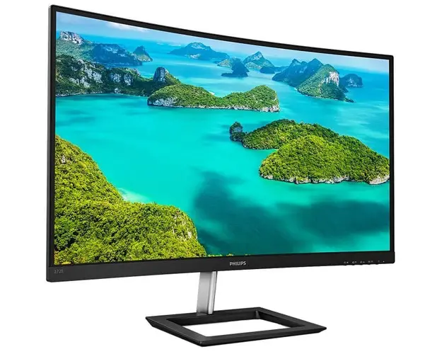 Monitor LED Philips 272E1CA Curbat 27 inch 4 ms Black FreeSync 75Hz