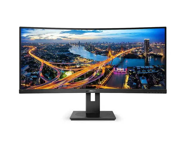Monitor LED Philips 346B1C/00 Curbat 34 inch 5 ms Negru 100 Hz