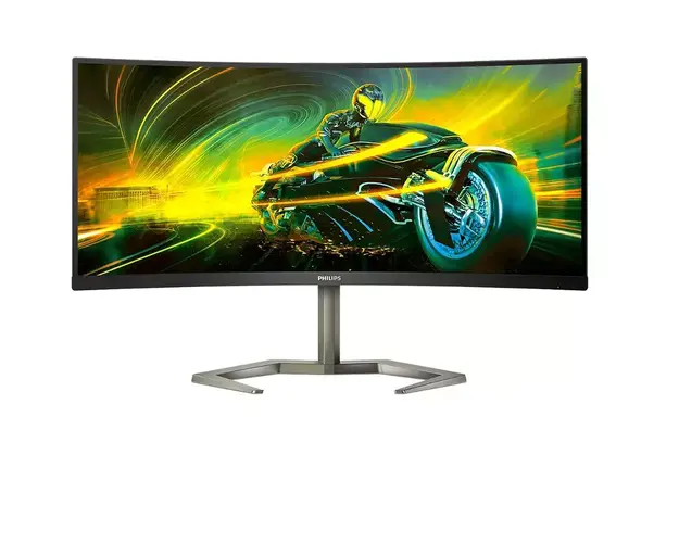 Monitor LED Philips Gaming 34M1C5500VA Curbat 34 inch UWQHD VA 1 ms 165 Hz HDR FreeSync Premium