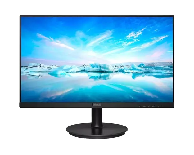 Monitor Philips LED VA 23.8&#039;&#039;, Full HD, 75Hz, 4ms, Adaptive Sync, FlickerFree, FlickerFree, Display Port, HDMI, VGA, negru