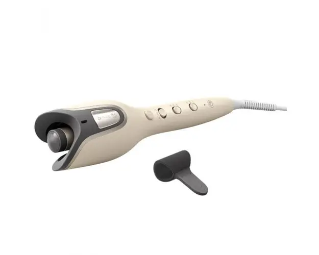 Ondulator automat Philips BHB887/00 SenseIQ, 3 setari caldura, Tehnologie Curl Boost, Bej