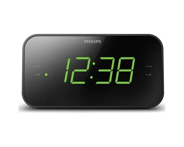 Radio Ceas Philips TAR 3306/12 FM Display, negru