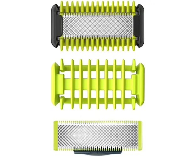 Rezerva OneBlade QP620/50, kit 1 lama fata, 1 lama corp, 1 pieptene, compatibil gama OneBlade