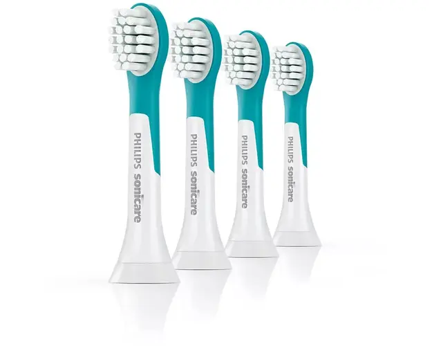 Rezerve periuta de dinti electrica Philips Sonicare for Kids HX6034/33, 4 buc, compact, Alb