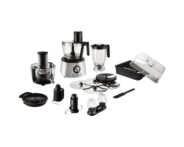 Robot de bucatarie Avance Collection HR7778/00, 1300 W, bol 3.4 l, blender 2.2 l, storcator de fructe si legume, 12 viteze + Pulse, inox
