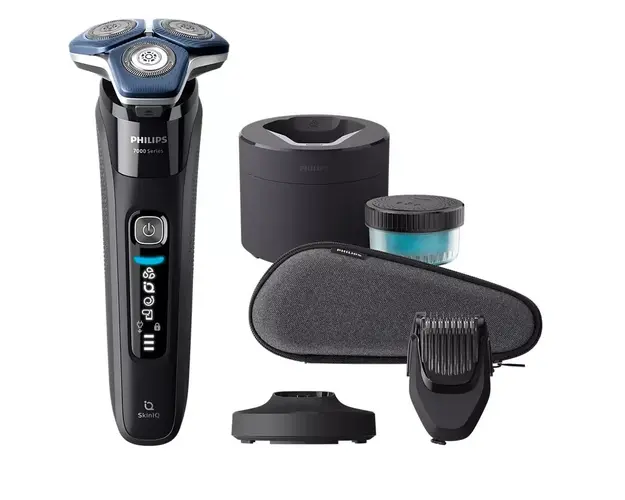 Aparat de barbierit electric umed si uscat S7886/58, fara fir, Lame SteelPrecision, Capete Flexibile, 60 min, Negru