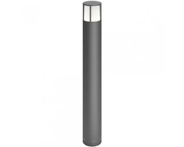 Stalp de exterior LED integrat, Stock Post Anthracite, 1x6W, 230V, alb cald 2700K