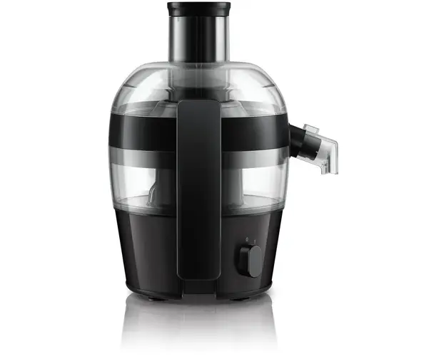Storcator de fructe Philips Viva Collection HR1832/00, 500W, tehnologie Quick Clean, 1.5L, accesoriu anti-picurare, Negru