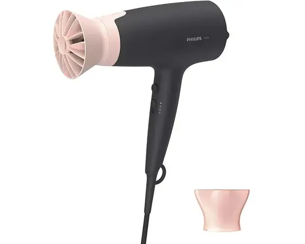 Uscator de par PHILIPS BHD350/10, 6 viteze, 6 trepte temperatura, 2100W, negru