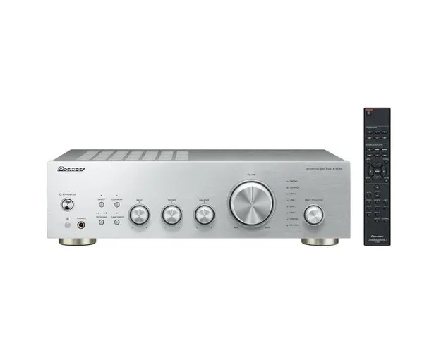 Amplificator Pioneer A-40AE SMGP, 2 x 60W, Argintiu