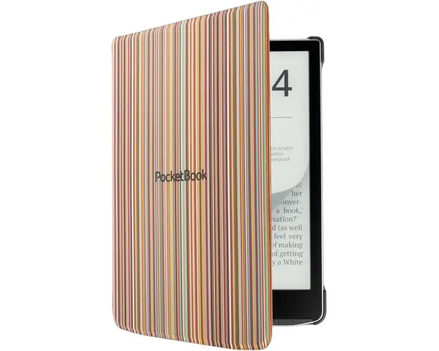 Husa protectie Pocketbook Shell Cover pentru InkPad 4/InkPad Color 2/InkPad Color 3, Colorful Strips