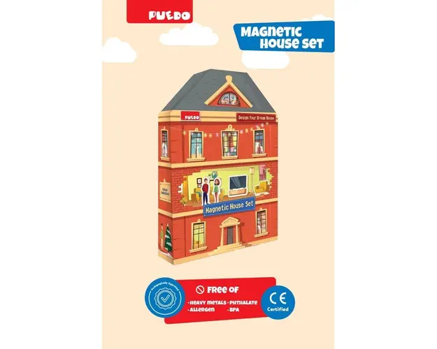 Joc magnetic, construieste-ti casa