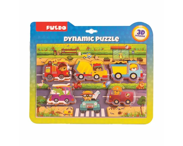 Puzzle PUEDOB2216 TRAFIC, 17 piese