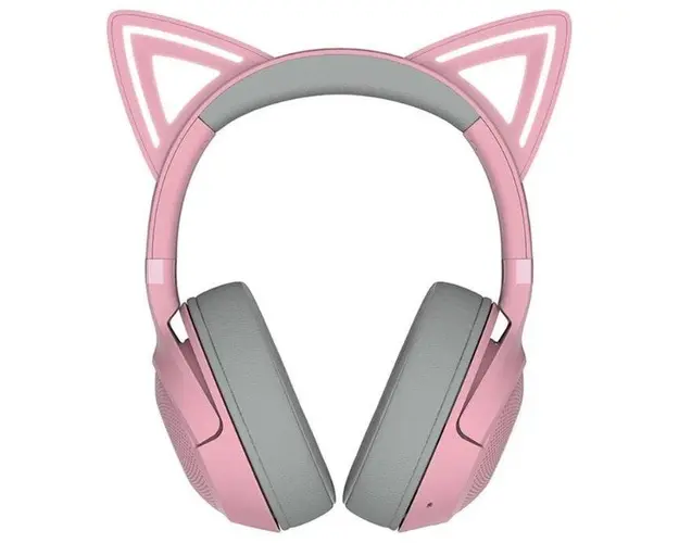 Casti Razer Kraken Kitty V2 Bluetooth 5.2 Quartz Edition