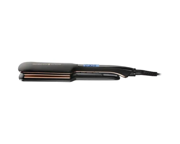 Placa de indreptat parul Remington Proluxe Midnight S9150B, 230 grade, LCD, incalzire ultra-rapida, negru