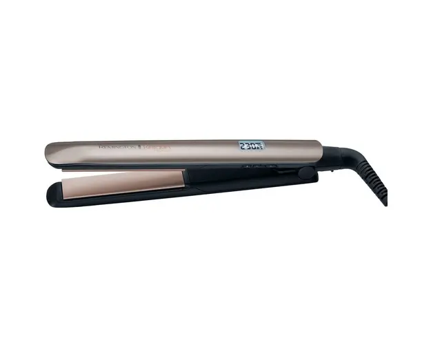 Placa de par Remington S8540 Keratin Protect, placi ceramice, 9 trepte de temperatura, 150C - 230C, Display LCD