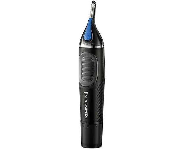 Trimmer pentru nas si urechi Remington Nano Series Lithium NE3870, 2 capete, trimmer detalii, varfuri rotunjite, Negru