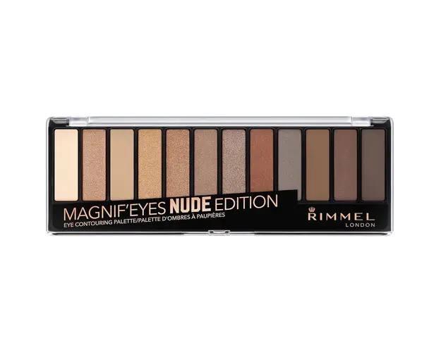 Paleta de farduri Rimmel Magnif&#039;Eyes Nude Edition, 001, 14.2 g