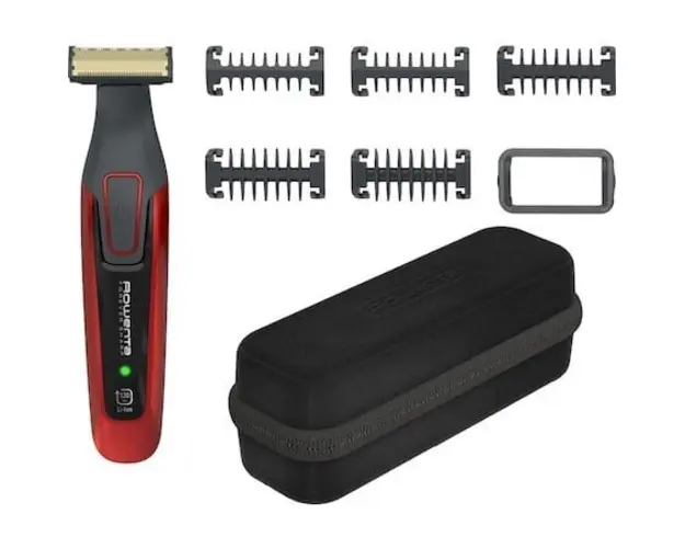 Aparat de tuns, conturat si ras ROWENTA Forever Sharp Ultimate TN6040F4, autonomie 120 min, incarcare rapida, wet&amp;dry, 5 piepteni detasabili