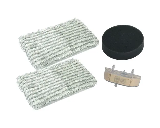 Kit filtre Rowenta ZR005801, 1 filtru de spuma, 2 mopuri din microfibra, 1 cartus anticalcar