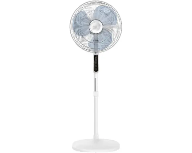 Ventilator cu picior Rowenta Essential+ VU4440F0, functie AUTO OFF, telecomanda, inaltime ajustabila 1.3m, ecran LED, Alb