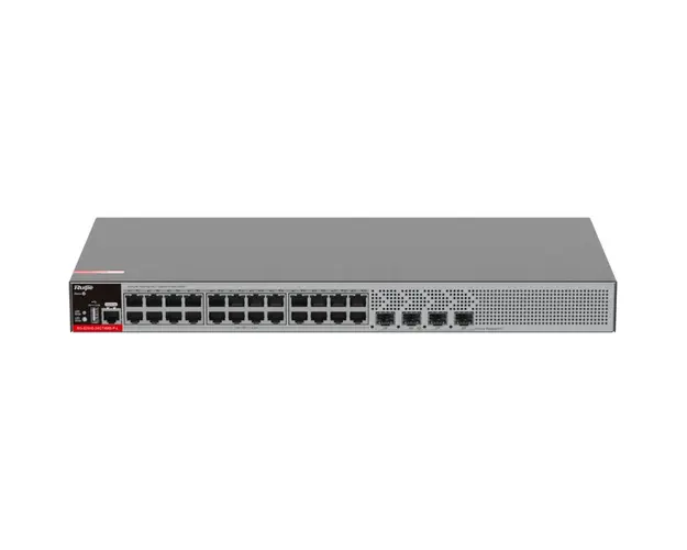 Swich Ruijie, RG-S2915-24GT4MS-P-L, 2410/100/1000Base-T Ethernet ports, 4 2.5GE/1GE SFP ports
