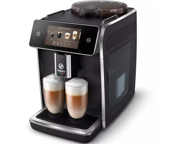 Aparat automat de cafea, Saeco, GranAroma Deluxe SM6680/00, 1500W, Negru