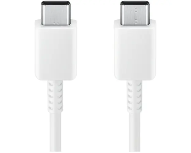 Cablu de date Samsung, USB Type-C &amp; USB Type-C, lungime 1.8 m, max. 3A USB 2.0, Alb