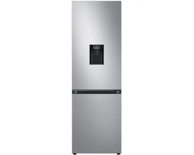 Combina frigorifica, Samsung RB34C632DSA/EF, Clasa energetica D, 341L,H 185 cm, Racire totala, No Frost, Argintiu